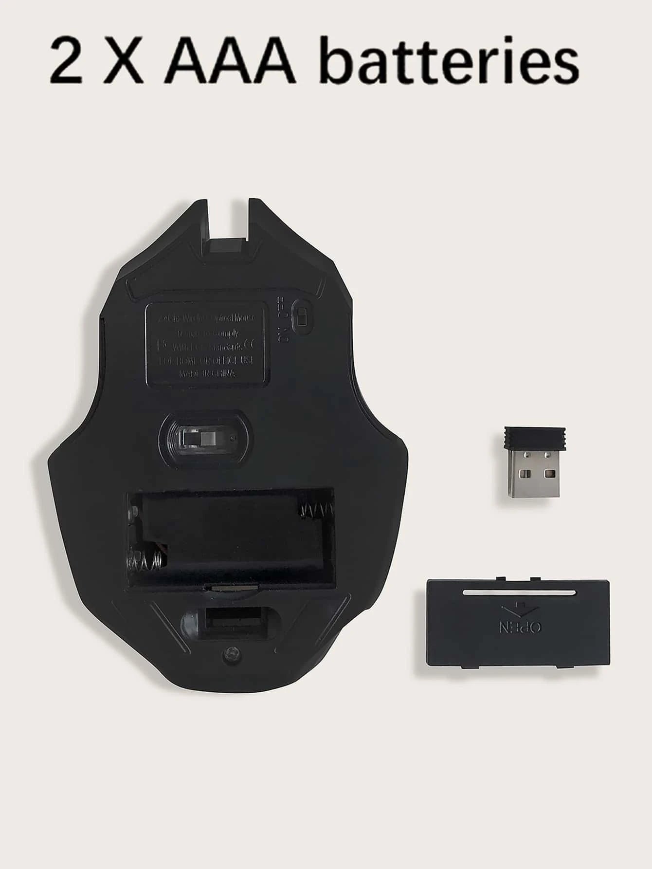 1Pc Colorblock Wireless Mouse, Computer Mouse