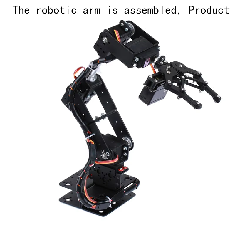 Robotic Arm Kit 6 Dof Programming Robotic Arm DIY Kit for Arduino for Raspberry Pi Robot UNO/ESP32 Open Source Code and Tutorial