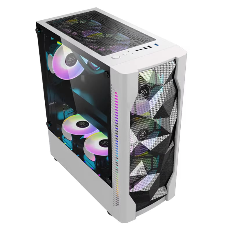 Factory OEM Gaming Computer Case ATX PC Case HDD USB3.0 Tempered Glass Computer Case & Towers Gaming Chassis