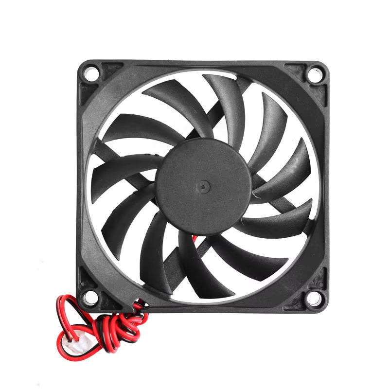 New Cooling Fan 5V 2 Pin 80X80X10Mm Pc Computer CPU System Heatsink Brushless Cooling Fan 8010 for Computer