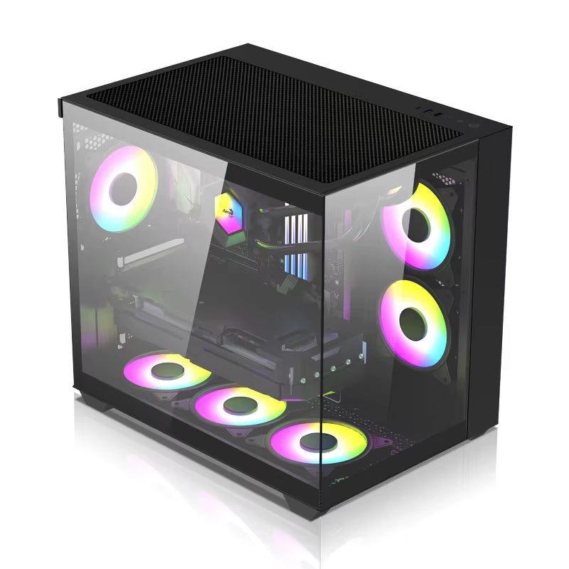 Wholesale for E-Atx Full Towers Homemade Computer Desk Case Gaming Computer Casing Desktop Gaming Pc Case