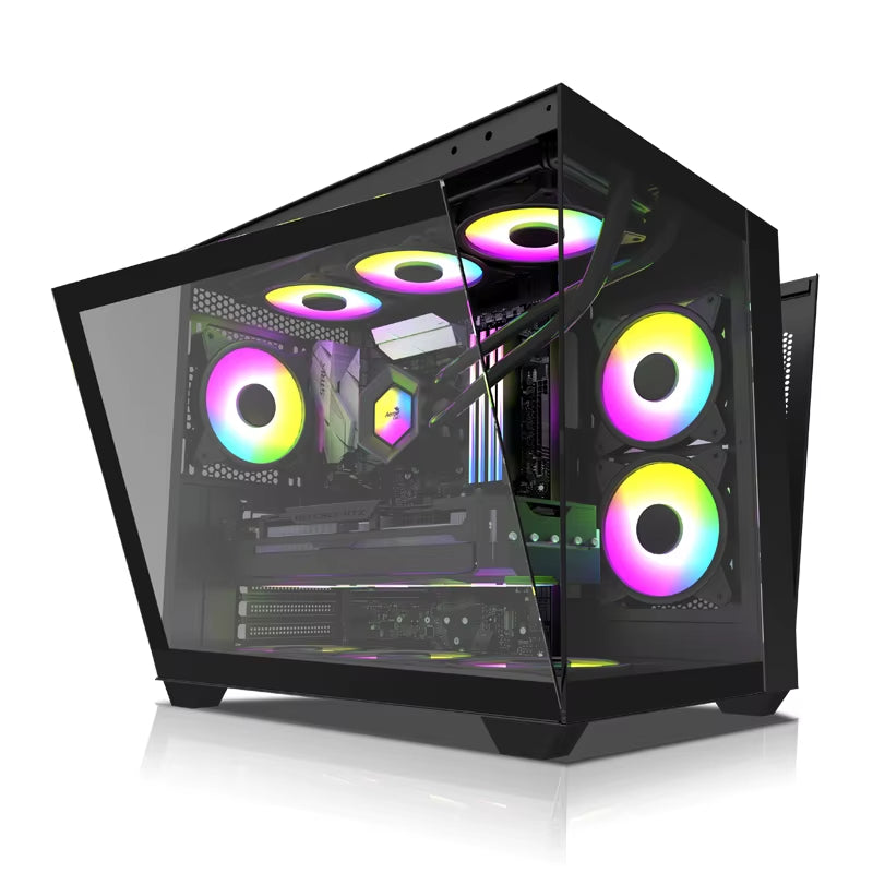 Wholesale for E-Atx Full Towers Homemade Computer Desk Case Gaming Computer Casing Desktop Gaming Pc Case