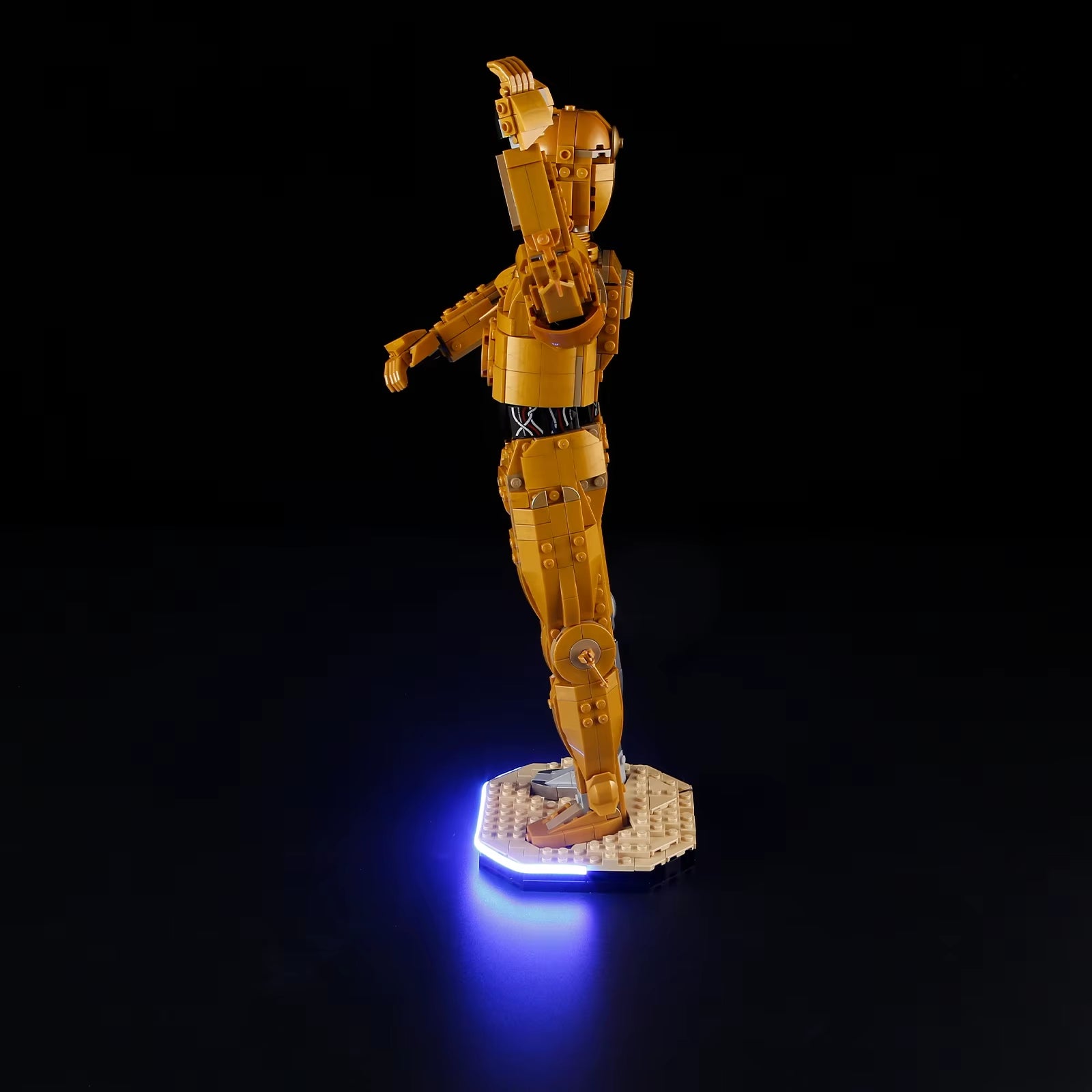 Starsing Wars Movie Led Light Kit for 75398 Robot C-3PO Not Building Blocks (Only Lighting Set)